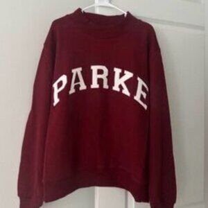 PARKE Valentine's Varsity Mockneck (Crimson + Peony)